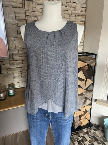 Damen chiffon top lagenlook - chiffon,