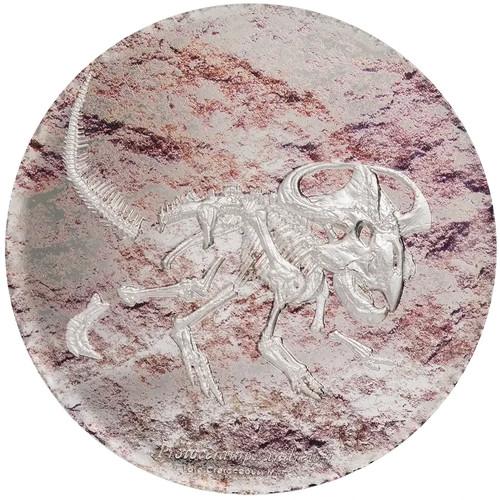 Silbermünze protoceratops - silbermünze,