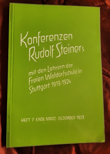 Konferenzen rudolf steiners - konferenzen,