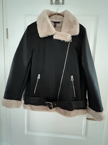 Damen bikerjacke kunstleder - hm,