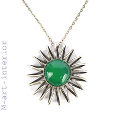 Art Deco Silber Anhänger mit