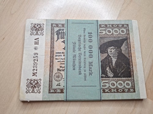 Bündel 5000 mark - mark, 1922