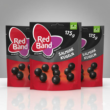 3x Red Band Salmiak Kugeln