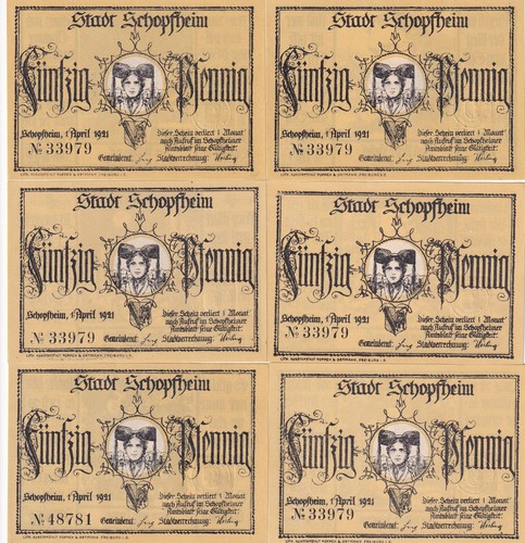 Schopfheim stadt 6x 50 - schopfheim,