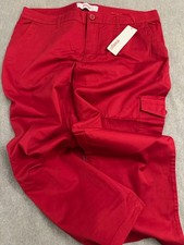 Sheego Damen 7/8 Hose in Rot -