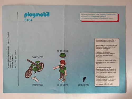 Playmobil bauanleitung 3164 - bauanleitung,