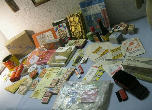 Posten alte verpackungen aus - alte,
