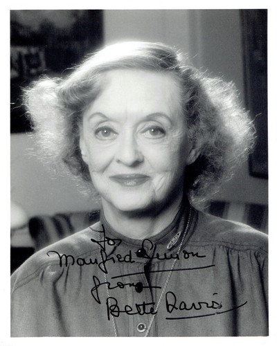 Bette davis original autogramm - original,