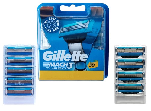 Gillette mach3 turbo - mach3, 3d
