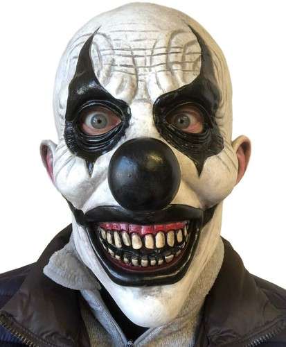 Gruselige clown maske - gruselige,