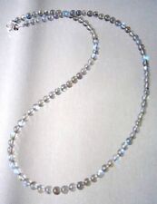 Labradorit Kugel Kette - 85 Karat - 50 cm  -  925er Silber Schloss -