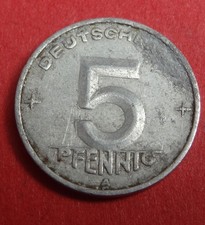 DDR  5 Pfennig 1950 A Umlauf