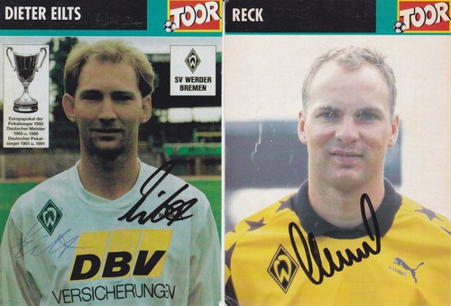 Werder bremen 2 - -, signierte