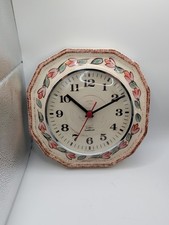 Vintage Küchenuhr Keramik mit