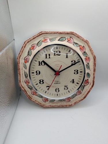 Vintage küchenuhr keramik mit - keramik,