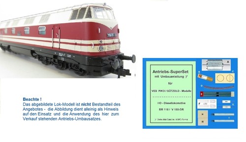 Antriebsset für piko 118 - für,