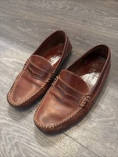 D.Lepori Loafer Slipper Herren Echtleder Braun Gr. 40 Klassisch Freizeit