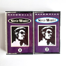 Essential Stevie Wonder 1 + 2, Double Audio Cassette Tape Collection, Vintage
