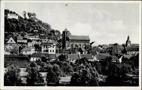 Homburg saarpfalz kreis - ak,