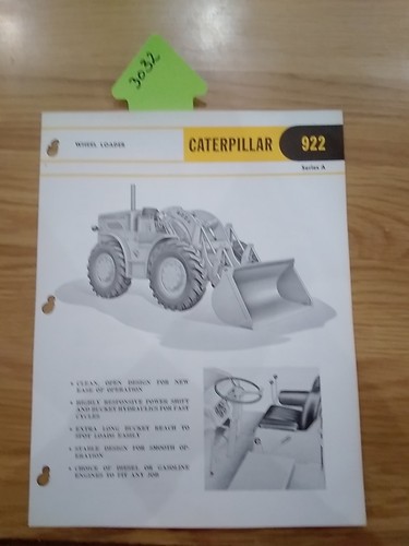 Caterpillar cat radlader 922a - cat,