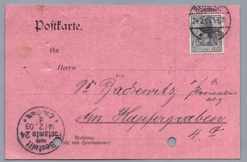Deutsches reich postkarte - deutsches,