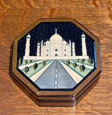 Vintage Hand Painted Lacquered