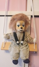 * Harlekin-Figur / Clown-Puppe