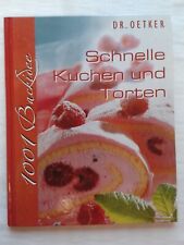 Dr. Oetker 1001 Backidee Schnelle Kuchen und Torten Backbuch 2004