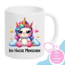 "Ich hasse Menschen" Tasse