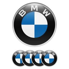 4 x BMW Silicon Emblem Aufkleber für Radkappen Nabendeckel Epoxidharz Logo