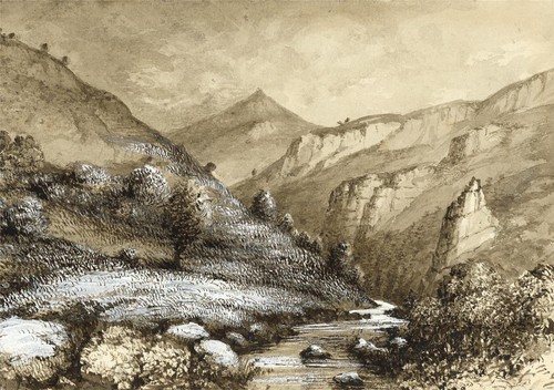 Bergtal landschaft kleines - landschaft,