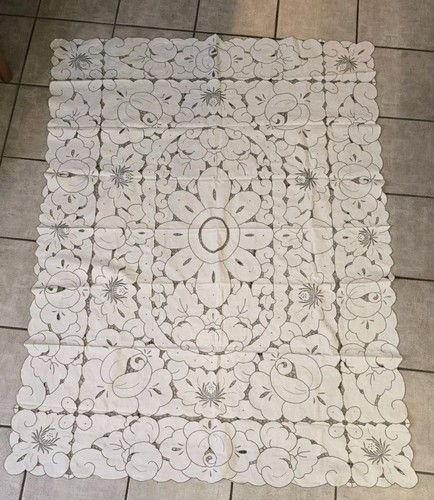Antik tischdecke stickerei - tischdecke,