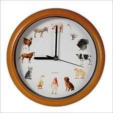  / Wanduhr Bauernhof mit