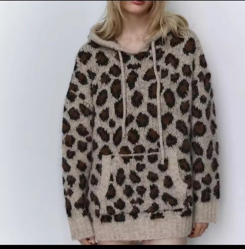 Zara animal jacquard strick - animal,
