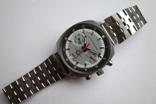 POLJOT Sturmanskie Edelstahl Chronograph, Kaliber 31659 Stoppsekunde 80/90er J.