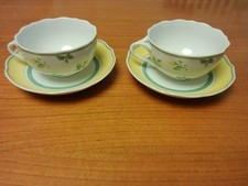 2 Teetassen + 2 Untertassen