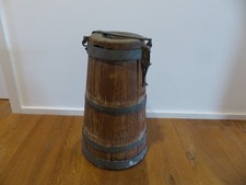 Antikes antik Butterfass Holz