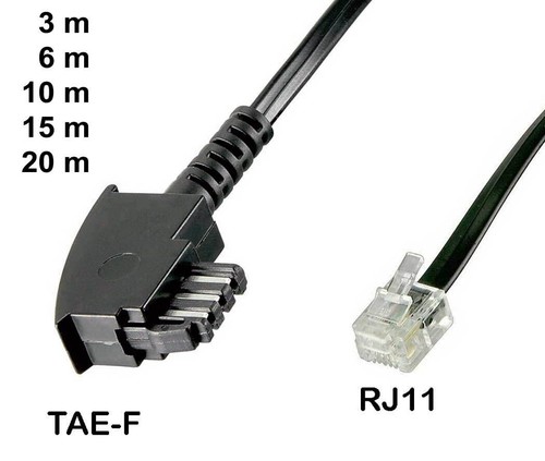 Telefonkabel tae auf rj11 - telefonkabel,