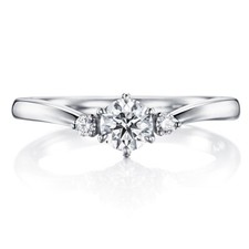 Verlobungsring 18 K Weißgold