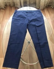 AGNES B.  ? Damen Jeans Paris FR 44 Gr. XL Luxus Baumwolle dunkelblau kurz neu