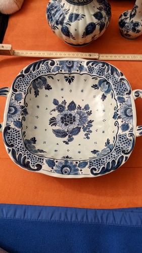 Delfts blauw handled fruit - delfts,