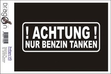INDIGOS Aufkleber - ACHTUNG