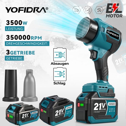 Yofidra akku laubbläser - ,