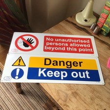 2 Gefahrenabhalteschild /keine