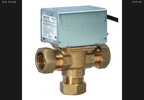 Honeywell zonenventil 22mm - zonenventil,