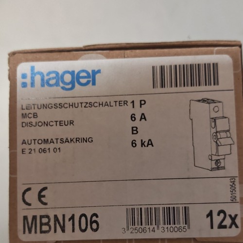 Hager mbn106 - hager,