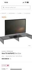 Verkaufe einen Xoro TV Aufsatz  Glas Grau Mit Den Maßen 110-14-35cm