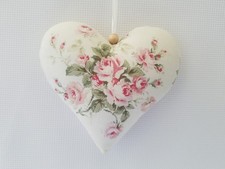 Deko herz aus stoff rosen - deko-herz, stoff,