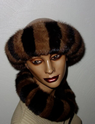 Mink fur trend headband real - trend,