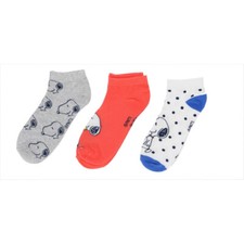 Snoopy Sneaker Socken 3er Pack